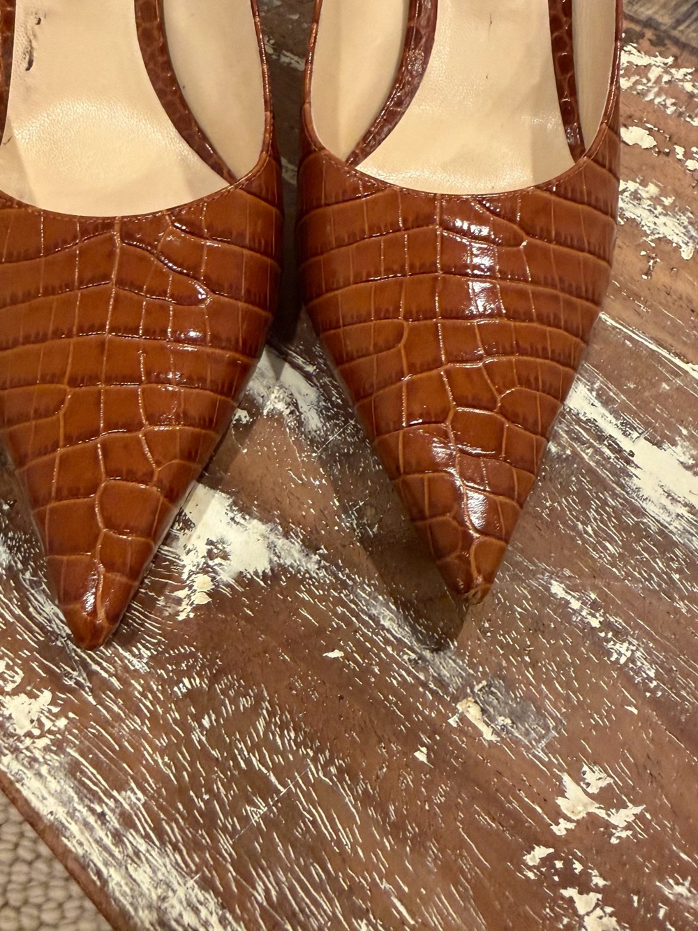Jimmy Choo Love Crocodile pumps 9.5 - Picture 8 of 12